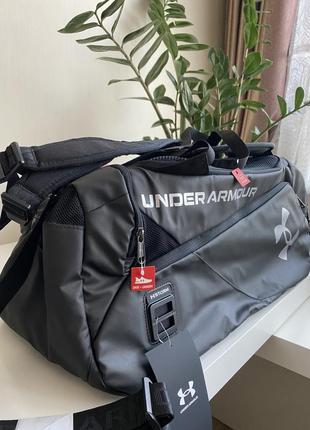 Спортивная сумка оригинал under armour ua contain duo md duffle черная6 фото