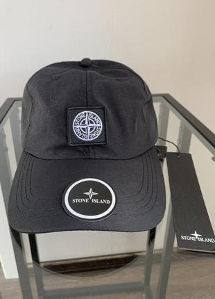 Розпродаж stone island nylon cap ® cтильна нейлонова бейсболк1 фото