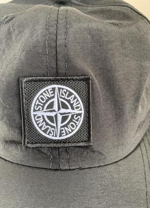 Розпродаж stone island nylon cap ® cтильна нейлонова бейсболк2 фото