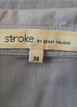 Лавандовая блуза из хлопка stroke3 фото