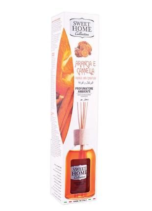 Аромадиффузор sweet home collection orange and cinnamon diffuser апельсин и корица, 100 мл