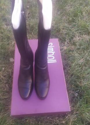 Сапоги фирменные simboly. размер 37(24). спансия