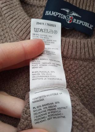 Брендовий вовняний светр джемпер пуловер ангора10 фото