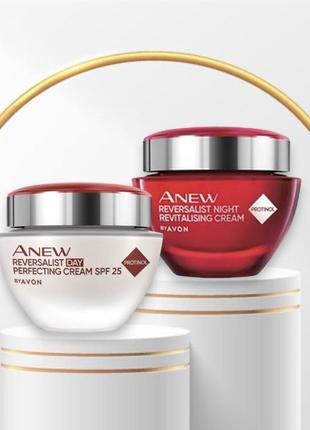 Наборavon дневной и ночной крем anew 35+