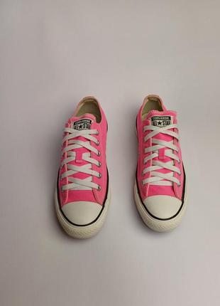 Converse 39 низкие малиновые кеды2 фото