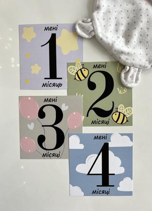 Карточки для фото ребенка карточки для фото по месяцам ежемесячно