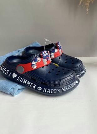 Яскраві крокси для хлопчиків з улюбленим героєм