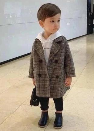 Дитяча стильне пальто1 фото
