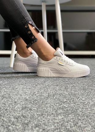 Кроссовки puma cali ∎  white2 фото