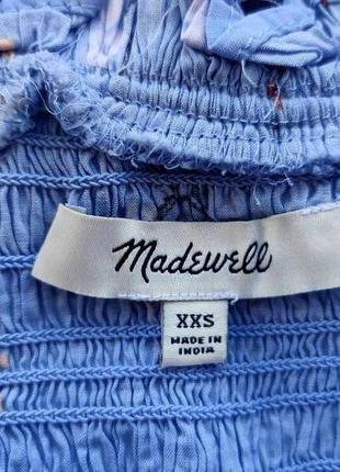 Топ madewell xxs із вставкою-гумкою5 фото