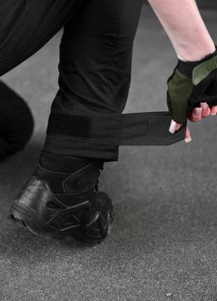 Жіночі тактичні штани чорні пну поліція охорона8 фото