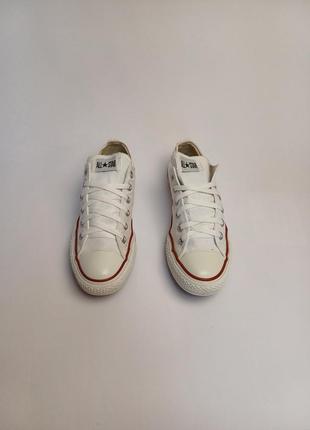 Converse 40 кеды белые низкие2 фото