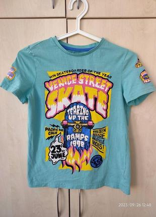 Футболка на хлопчика  8-9 років зріст 128-134 бавовна