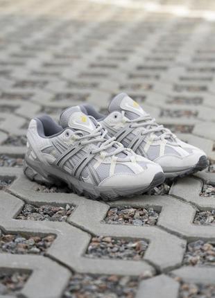 Мужские спортивные кроссовки asics gel-sonoma 15-50 / ассикс гель сонома серые / мужская демисезонная обувь на весну, лето, осень2 фото