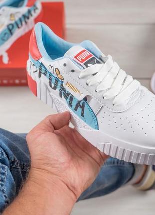 Кроссовки женские puma cali multicolour2 фото