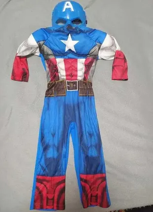 Карнавальный костюм капитан америка 5-6 лет