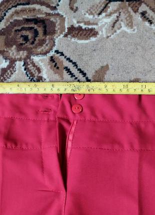 Жіночі червоні брюки4 фото