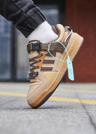 Кроссовки адидас adidas adidas bad bunny x forum low brоwn