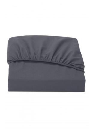 Простынь на резинке microfiber grey1 фото