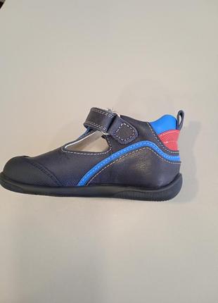 Кожаные оригинальные туфли для мальчика pablosky3 фото