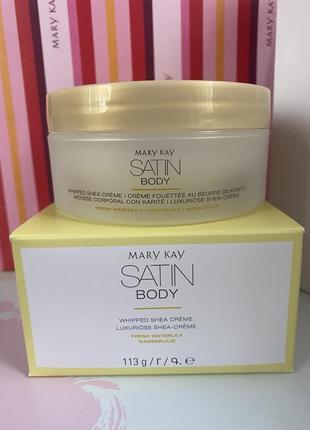 Крем-суфле для тіла з маслом ши satin body® "свіжість лотоса"