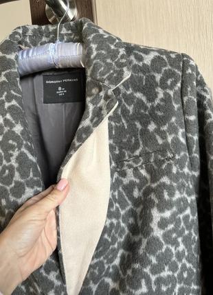 Пальто леопардовое в стиле zara xs3 фото