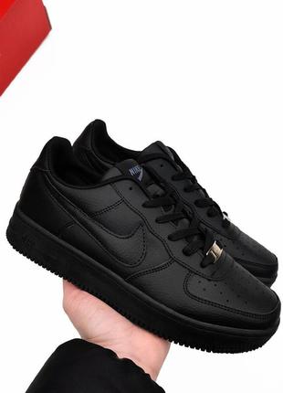 Жіночі кросівки найк аір форс 1 чорні / nike air force 1