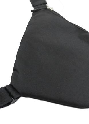 Мужская нагрудная сумка wallaby черная9 фото