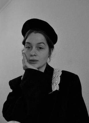 Накладной вязаный воротничок