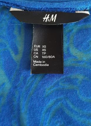 Лёгкая яркая футболка майка h&m, made in cambodia, 💯 оригинал, молниеносная отправка 🚀⚡5 фото