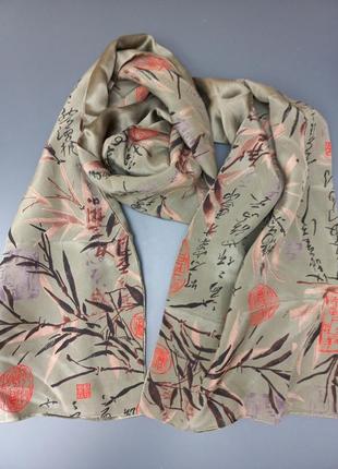 Шарф шовк двухсторон.24*130