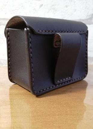 Шкіряна поясна сумка/гаманець для автоключів (автосигналізації)2 фото