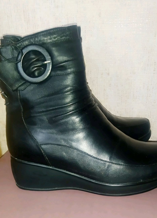 Зимові шкіряні черевики р.41