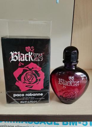 Жіноча парфумована вода paco rabanne black xs for her (пако рабан блек иксэс фо хір ) 80 мл2 фото