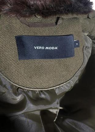 Пальто з хутряним комірцем  vero moda7 фото