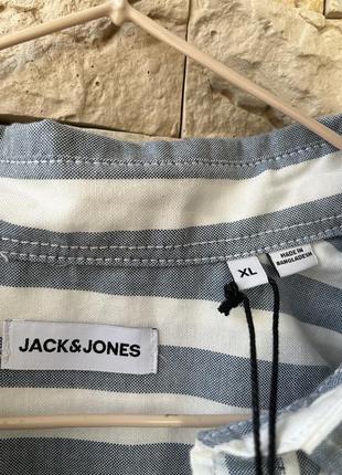 Мужская рубашка jack&amp;jones jjplain fred ss3 фото