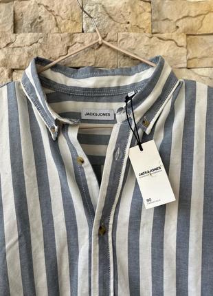 Чоловіча сорочка jack&jones  jjplain fred shirt ss2 фото