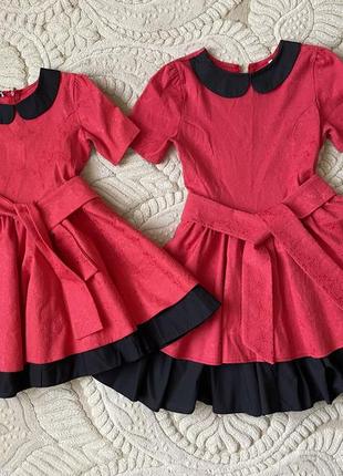 Платье для дочки и мамы или сестры1 фото
