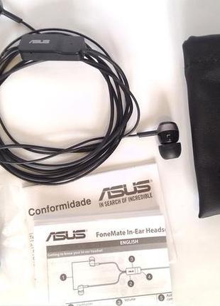 Навушники з мікрофоном asus fonemate black (90yh00n1-b1ua00)
