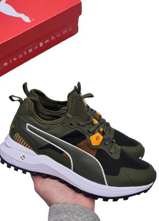 Чоловічі кросівки пума оптіфіт хакі / puma optifit khaki1 фото