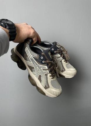 Мужские кроссовки коричневыеasics gel-quantum kinetic birch/ dark taupe5 фото