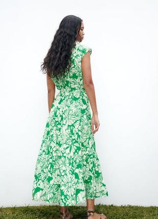 Zara -60% 💛 сукня етно принт розкішна стильна хs, s, m1 фото