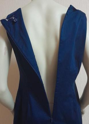 Шикарное темно - синее платье мини футляр на подкладке gant, 💯 оригинал8 фото