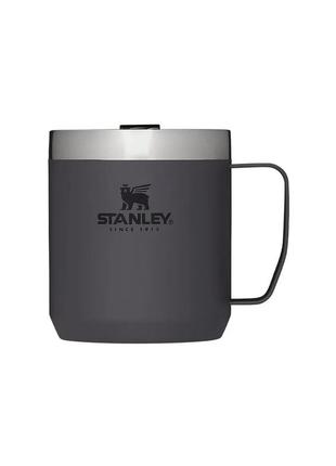 Stanley charcoal термокружка з ручкою 350мл, нержавіюча сталь 10-09366-172