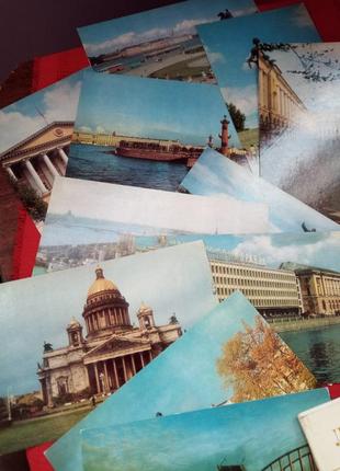 Набір листівок з видами "ленінград"-вінтаж срср 1977р2 фото