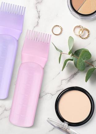 Флакон аппликатор для окрашивания волос, бутылка для краски, аппликатор бутылка для...