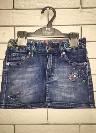 Джинсовая юбочка 6 лет