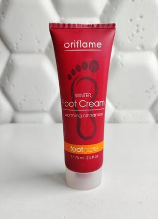 Крем для ног с корицей орифлейм oriflame foot cream winter