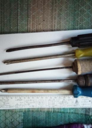 Набор больших отверток(5шт) прошлый век