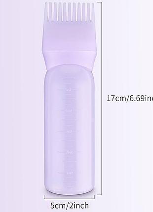 Флакон аппликатор для окрашивания волос, бутылка для краски, розмариновой воды